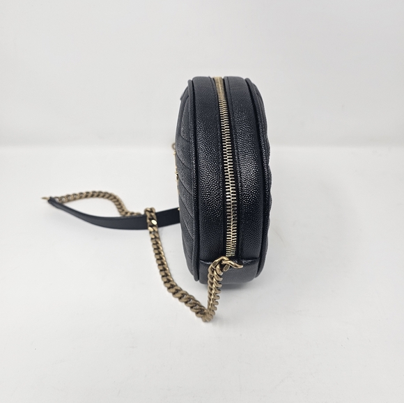 Yves Saint Laurent Paris Vinyle Round Camera Shoulder Bag - Picture 7 of 16